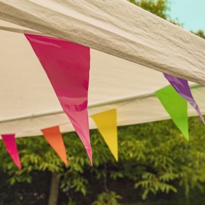 party, tent, vlagjes, colorful, colors, pleasure, celebration, flags, entertainment, recreation, event